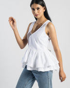 Cascade Peplum top