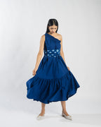 Zaffre Midi Dress