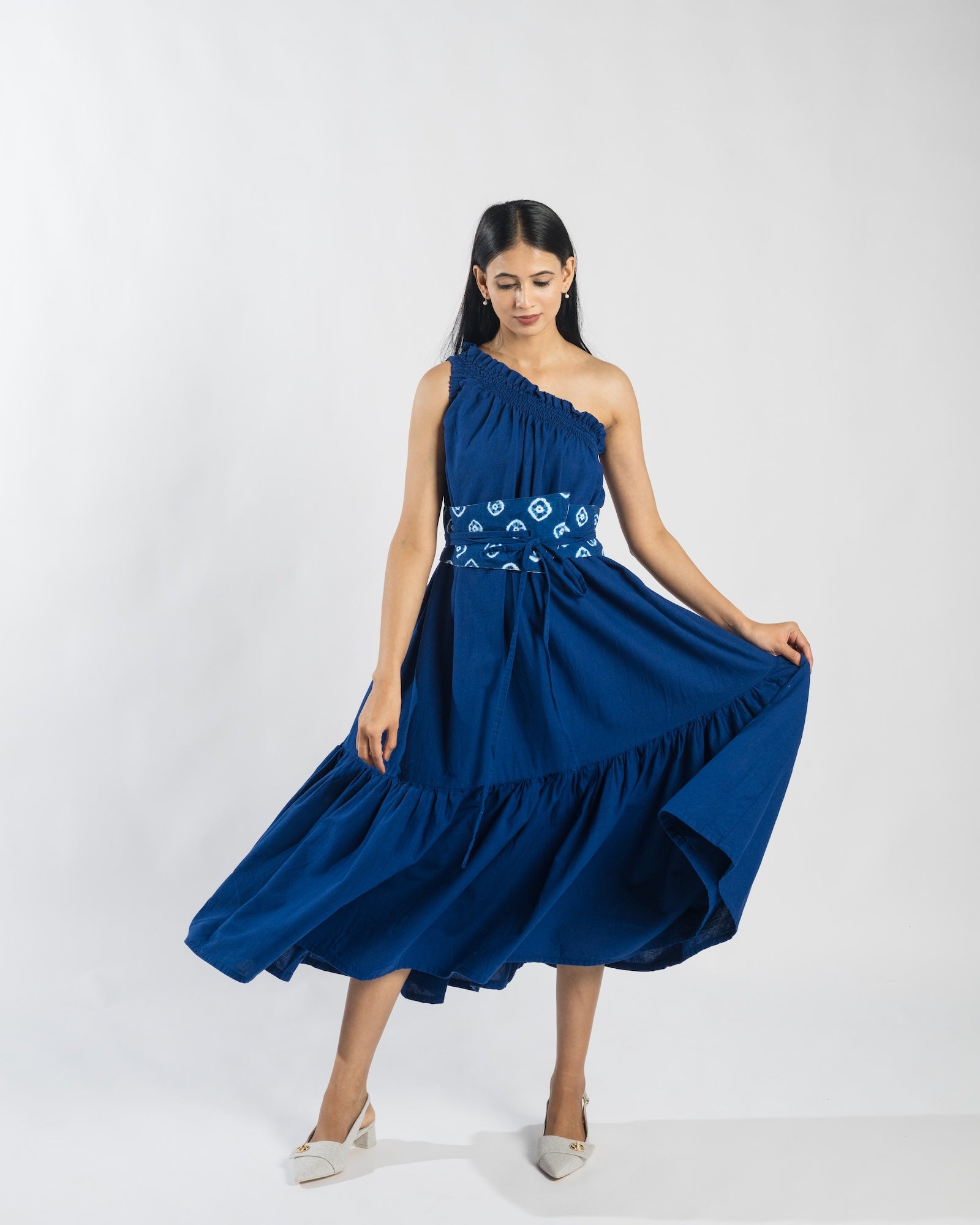 Zaffre Midi Dress