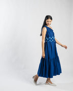 Zaffre Midi Dress